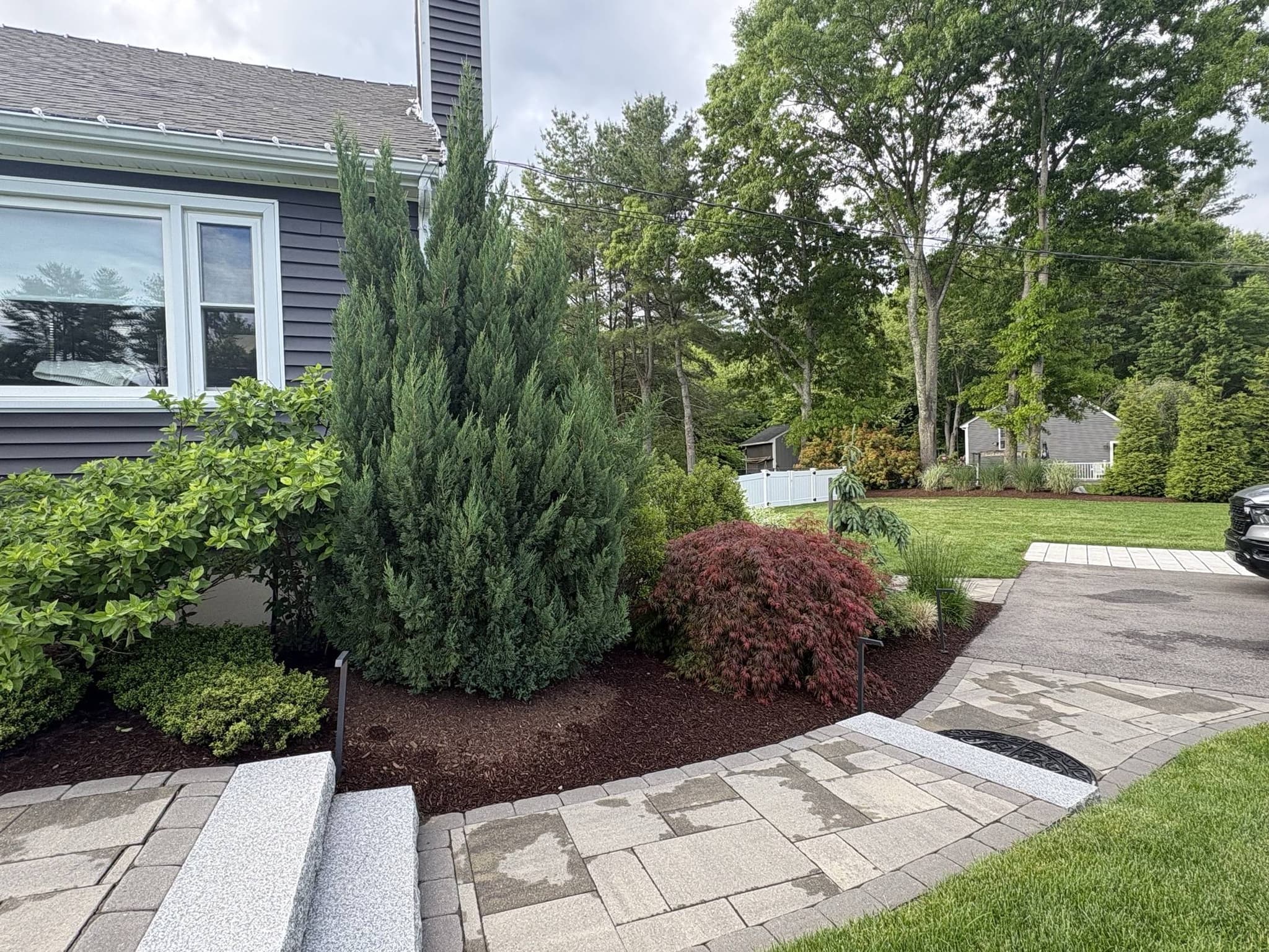 Read Residence — residential landscaping in Taunton, MA by Hynes