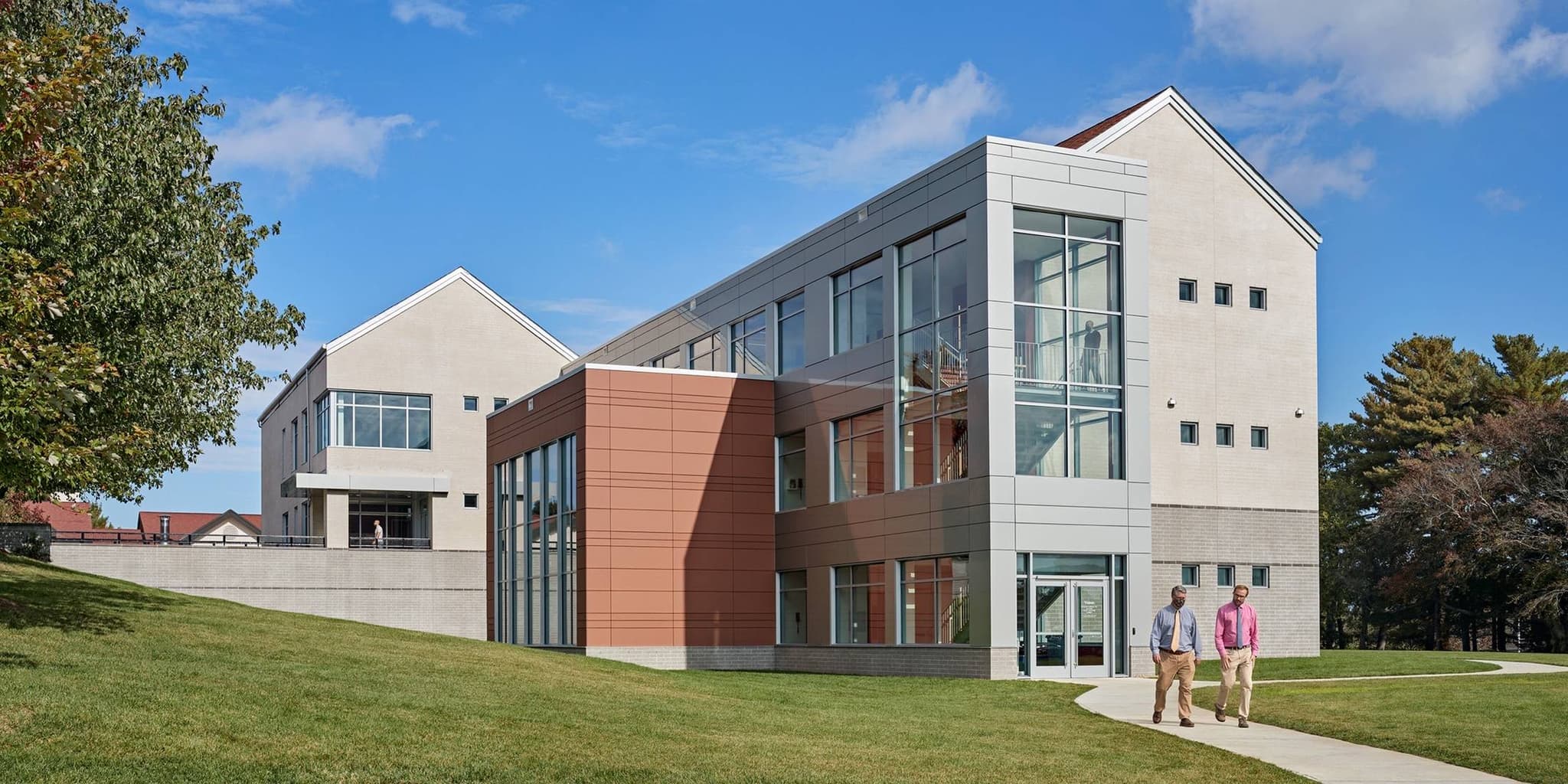 Dexter Field House in Brookline, MA — Institutional landscape by Hynes Landscaping